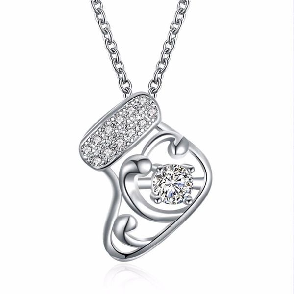 fashion christmas boots necklace skate pendants women cz zircon rose gold color jewelry socks gift pendant necklaces, Silver
fashion christmas boots necklace skate pendants women cz zircon rose gold color jewelry socks gift pendant necklaces, Silver