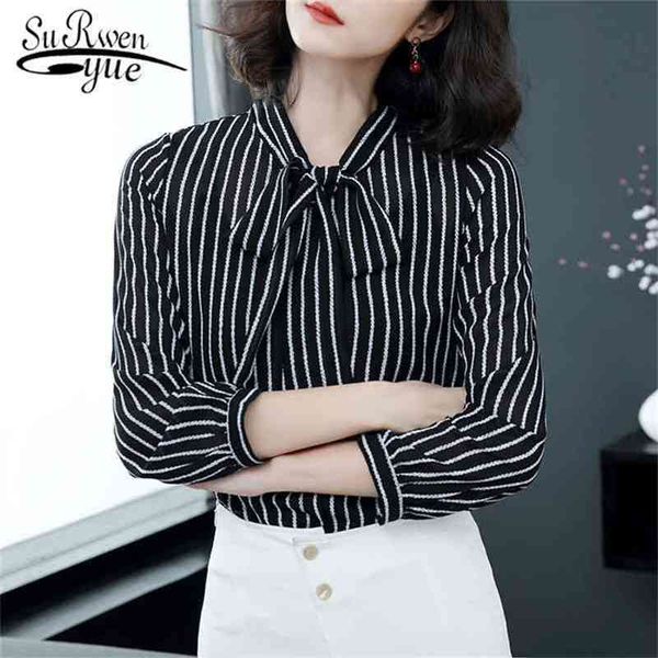 plus size women blouse fashion spring striped chiffon long sleeve shirts ol s and blouses 2057 50 210521, White
plus size women blouse fashion spring striped chiffon long sleeve shirts ol s and blouses 2057 50 210521, White