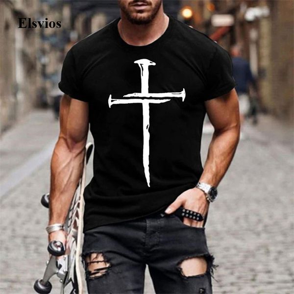 men's t-shirts casual cross print short sleeve t shirt for men fashion vintage o-neck tee shirts summer male harajuku pullove, White;black
men's t-shirts casual cross print short sleeve t shirt for men fashion vintage o-neck tee shirts summer male harajuku pullove, White;black