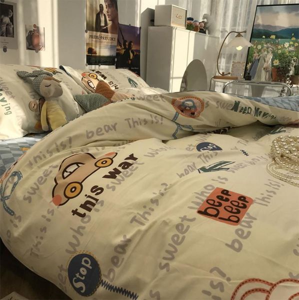bedding sets lovely cartoon car plane letter set kid child teen,cotton twin full home textile bed sheet pillow case duvet cover
bedding sets lovely cartoon car plane letter set kid child teen,cotton twin full home textile bed sheet pillow case duvet cover