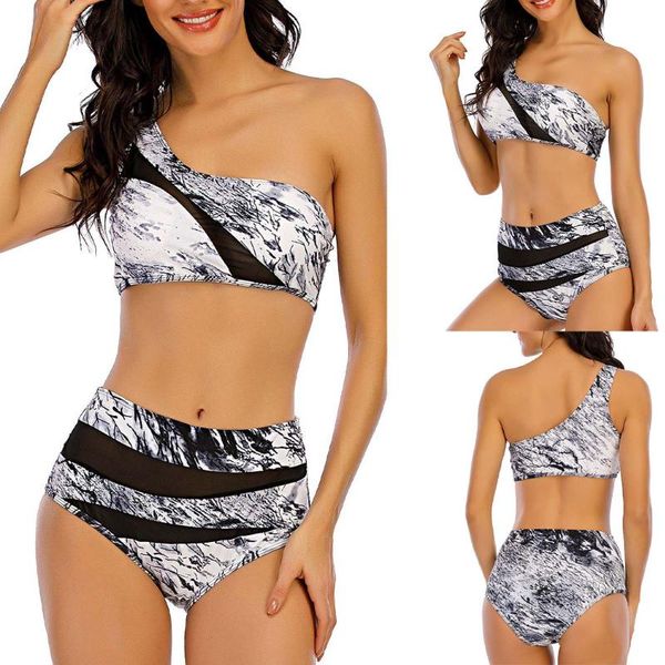 women's swimwear women swimsuit summer pattern leopard push-up bikinis set high waist beachwear one shoulder bathing suit biquini, White;black
women's swimwear women swimsuit summer pattern leopard push-up bikinis set high waist beachwear one shoulder bathing suit biquini, White;black