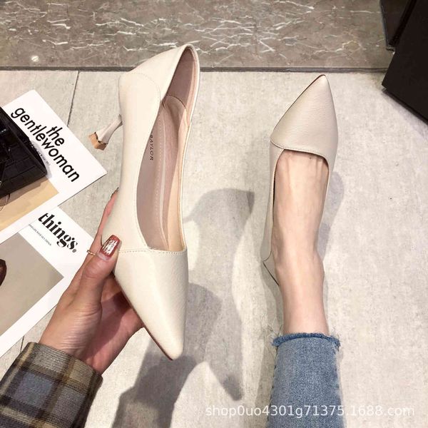 luxury dress shoes high s 2021 spring and autumn pointed buckle versatile single girls' thin heel veet women's sho 666-80, Black
luxury dress shoes high s 2021 spring and autumn pointed buckle versatile single girls' thin heel veet women's sho 666-80, Black