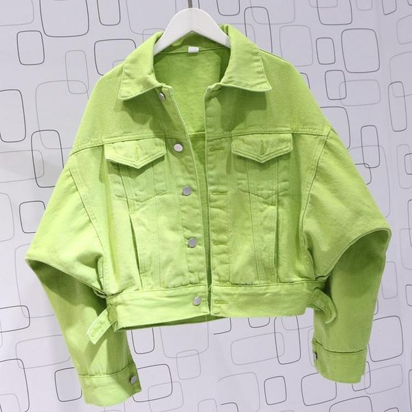 women's jackets jeans jacket women short korean denim spring 2021 fashion coats and batwing sleeve jaquetas feminina pph283, Black;brown
women's jackets jeans jacket women short korean denim spring 2021 fashion coats and batwing sleeve jaquetas feminina pph283, Black;brown