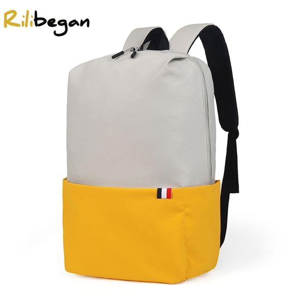 brand patchwork casual men backpack women waterproof nylon computer lapbag travel 220309
brand patchwork casual men backpack women waterproof nylon computer lapbag travel 220309