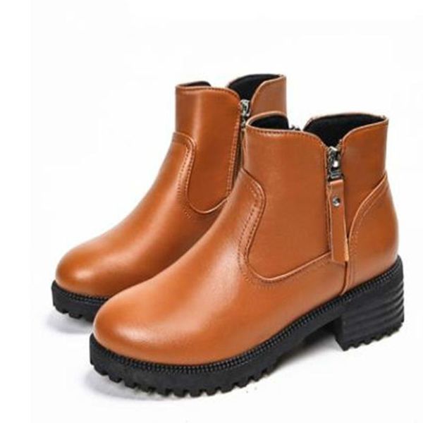 boots women ankle women's casual shoes side zipper round head spring and autumn fashion comfortable, Black
boots women ankle women's casual shoes side zipper round head spring and autumn fashion comfortable, Black