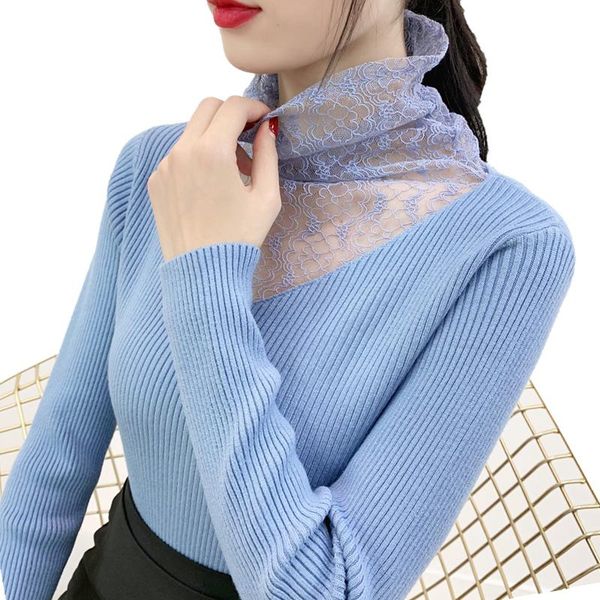 lucyever lace patchwork women knitted pullover sweater fashion v neck long sleeve winter thick ladies jumper 2021 women's sweaters, White;black
lucyever lace patchwork women knitted pullover sweater fashion v neck long sleeve winter thick ladies jumper 2021 women's sweaters, White;black