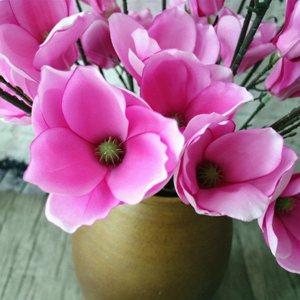 3pcs /lot artificial silk magnolia simulation flower family wedding decoration fake display bouquet decorative flowers & wreaths
3pcs /lot artificial silk magnolia simulation flower family wedding decoration fake display bouquet decorative flowers & wreaths