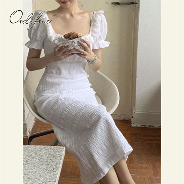 summer elegant women white party dress short sleeve ruffle lace vintage slim midi 210513, Black;gray
summer elegant women white party dress short sleeve ruffle lace vintage slim midi 210513, Black;gray