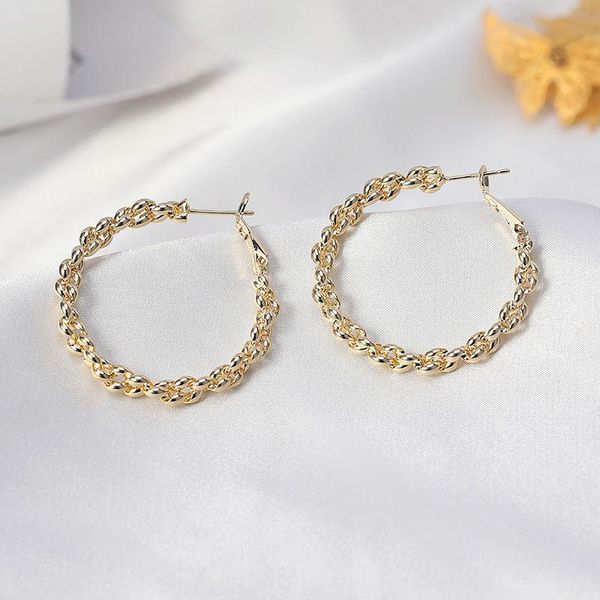 hoop & huggie blijery trendy gold silver color twisty metal circle earring for women geometric round earrings party jewelry gift, Golden;silver
hoop & huggie blijery trendy gold silver color twisty metal circle earring for women geometric round earrings party jewelry gift, Golden;silver