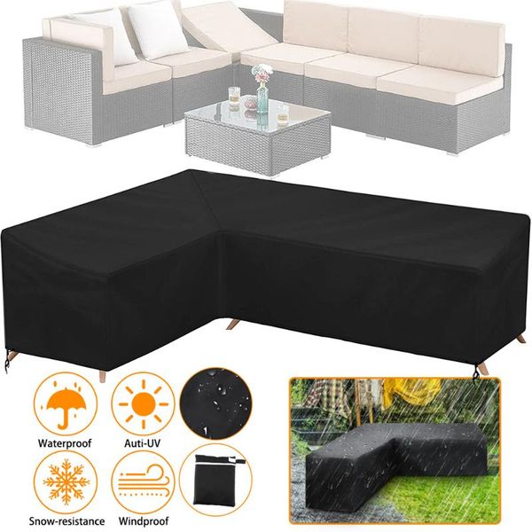 waterproof l shape furniture cover outdoor uv-resistant sofa covers garden patio yard corner oxford cloth rain shade
waterproof l shape furniture cover outdoor uv-resistant sofa covers garden patio yard corner oxford cloth rain shade