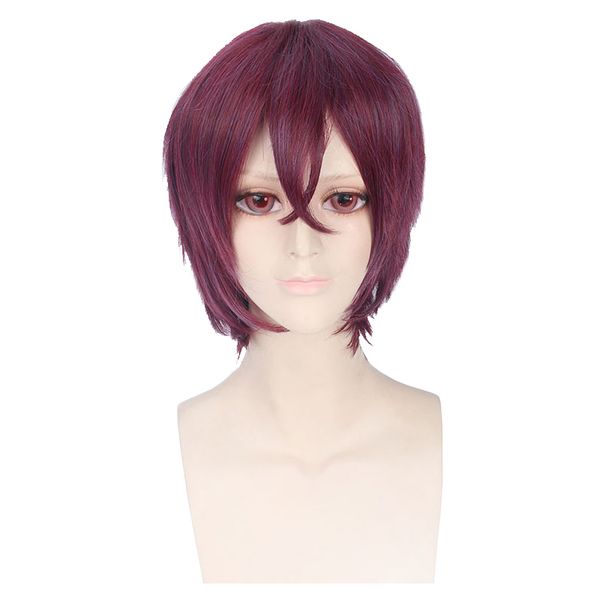 rin matsuoka cosplay wig men women short heat resistant synthetic hair halloween party costume role play wigs, Black
rin matsuoka cosplay wig men women short heat resistant synthetic hair halloween party costume role play wigs, Black