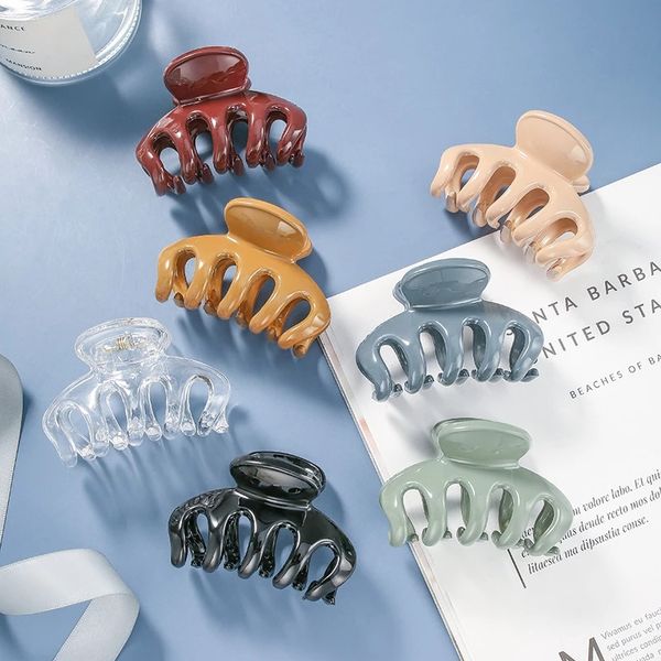 women elegant transparent colorful geometric hollow hair claws sweet headband hair holder clip hairpin fashion hair accessories, Golden;silver
women elegant transparent colorful geometric hollow hair claws sweet headband hair holder clip hairpin fashion hair accessories, Golden;silver