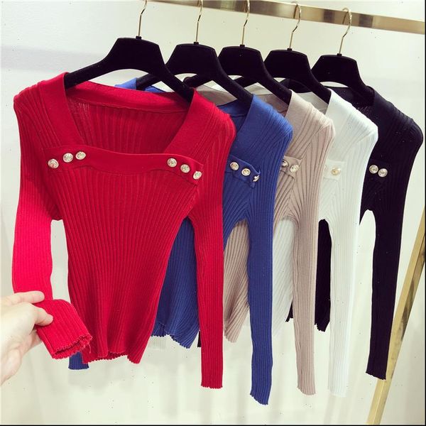 womens sweater buttons pullovers sweaters women knitted slim stretchy pullover female full sleeve clothing 9 1123 drop, White;black
womens sweater buttons pullovers sweaters women knitted slim stretchy pullover female full sleeve clothing 9 1123 drop, White;black