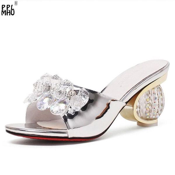 luxury non-slip outdoor sandals fashion designer shallow slides pu leather strange style rhinestone peep toe slippers womens, Black
luxury non-slip outdoor sandals fashion designer shallow slides pu leather strange style rhinestone peep toe slippers womens, Black
