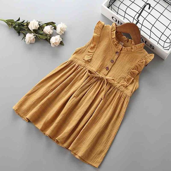 girls' summer flying shoulder sleeve lace bow button dress princess skirt for children, Red;yellow
girls' summer flying shoulder sleeve lace bow button dress princess skirt for children, Red;yellow