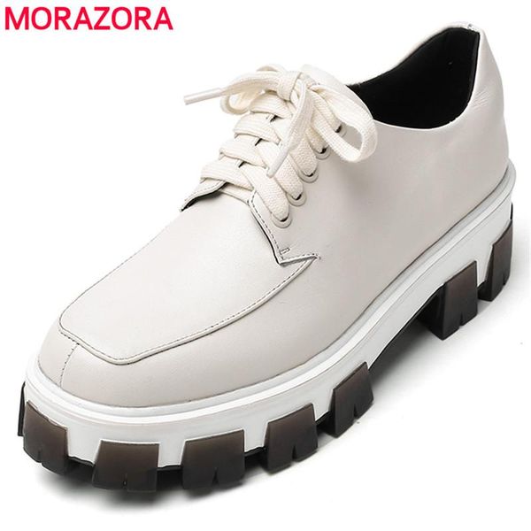 dress shoes morazora plus size 34-43 genuine leather woman lace up platform round toe brand spring ladies pumps black beige
dress shoes morazora plus size 34-43 genuine leather woman lace up platform round toe brand spring ladies pumps black beige
