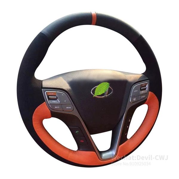 steering wheel covers alcantara leather cover for santafe grand ix45 2021 2013 suede hand-sewn car interior
steering wheel covers alcantara leather cover for santafe grand ix45 2021 2013 suede hand-sewn car interior