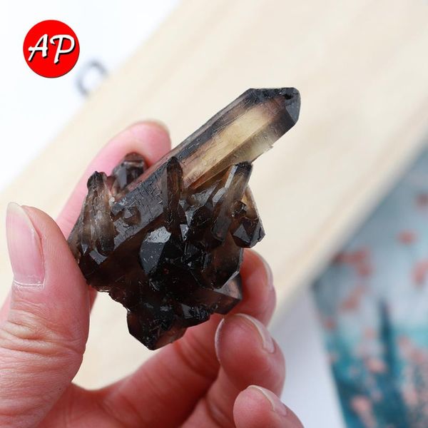 natural transparent tawny stone smoked quartz crystal cluster purifying degaussing ornaments for home decoration decorative objects & figuri
natural transparent tawny stone smoked quartz crystal cluster purifying degaussing ornaments for home decoration decorative objects & figuri