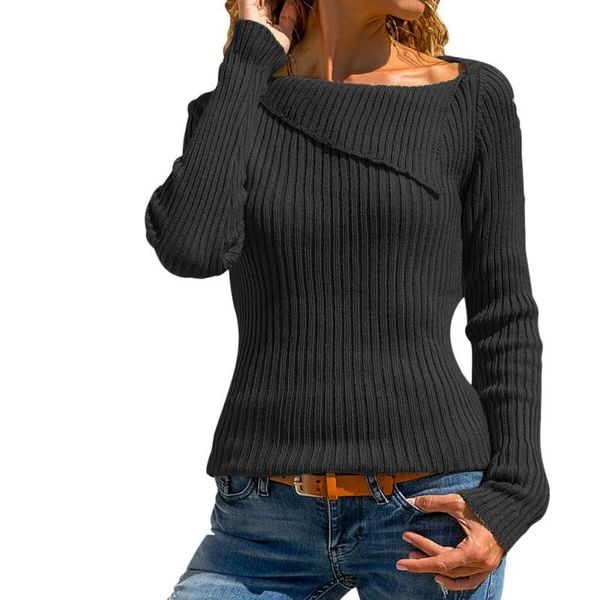 women's sweaters autumn winter fashion solid sweater female pullover long sleeve femme casual knitted turn-down collar 3col, White;black
women's sweaters autumn winter fashion solid sweater female pullover long sleeve femme casual knitted turn-down collar 3col, White;black