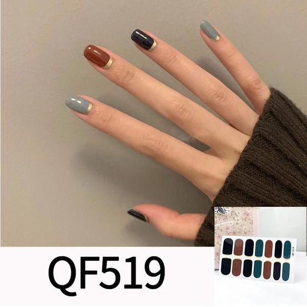 stickers & decals 1pc mixed colors beauty nail art tips qf series shiny full cover back glue waterproof decoration manicure, Black
stickers & decals 1pc mixed colors beauty nail art tips qf series shiny full cover back glue waterproof decoration manicure, Black