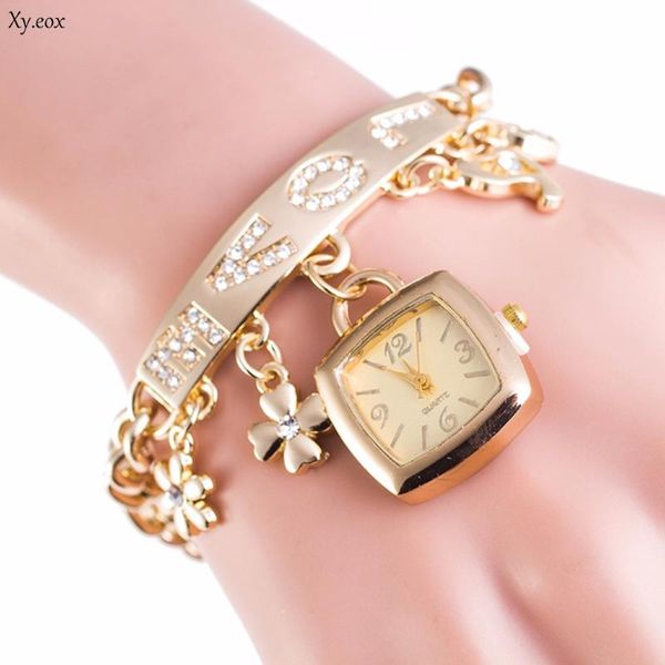 wristwatches fashion women's chic love crystal rhinestone chain bracelet wrist watch gift, Slivery;brown
wristwatches fashion women's chic love crystal rhinestone chain bracelet wrist watch gift, Slivery;brown