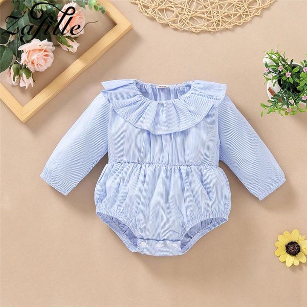 striped baby girl summer clothes 2021 ruffles doll collar romper bodysuit for borns rompers, Blue
striped baby girl summer clothes 2021 ruffles doll collar romper bodysuit for borns rompers, Blue