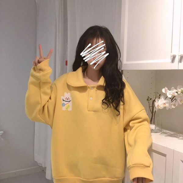 hoodies hoodies women turn-down collar harajuku lovely print long sleeve simple casual womens students korean style fashiona, Black
hoodies hoodies women turn-down collar harajuku lovely print long sleeve simple casual womens students korean style fashiona, Black