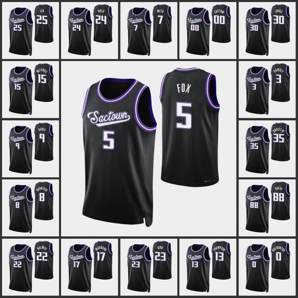 basketball jersey sacramento's kings's de'aaron fox buddy hield marvin bagley davion mitchell 75th anniversary custom black j, Black;red
basketball jersey sacramento's kings's de'aaron fox buddy hield marvin bagley davion mitchell 75th anniversary custom black j, Black;red