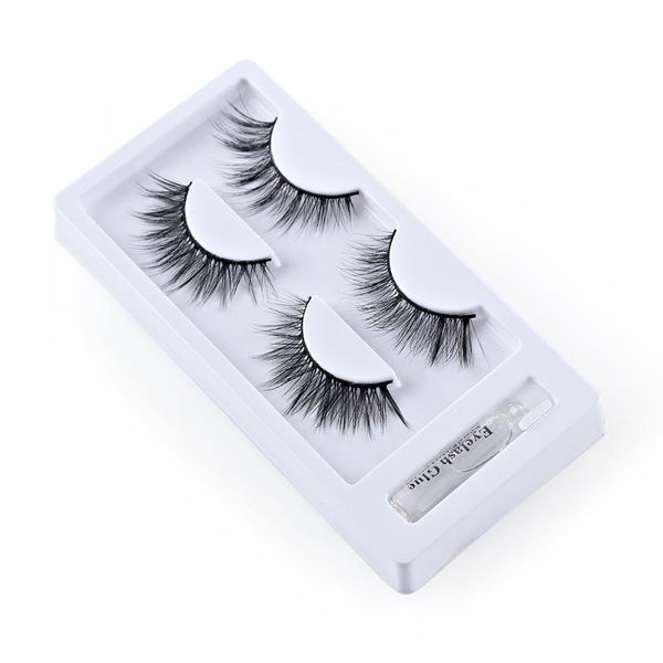false eyelashes 2 pairs 3d faux mink hair natural long wispies fluffy extension eye makeup tools glue included woman
false eyelashes 2 pairs 3d faux mink hair natural long wispies fluffy extension eye makeup tools glue included woman