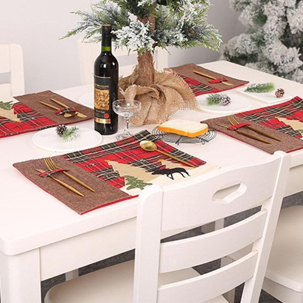 mats & pads 1pc christmas elk tree pattern plaid home table placemat tableware mat heat insulation pad kitchen accessorie
mats & pads 1pc christmas elk tree pattern plaid home table placemat tableware mat heat insulation pad kitchen accessorie