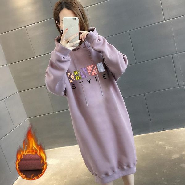 medium and long hooded sweater women's korean version loose fashion foreign style versatile plush thickened coat autumn winter 2021 new, Black
medium and long hooded sweater women's korean version loose fashion foreign style versatile plush thickened coat autumn winter 2021 new, Black