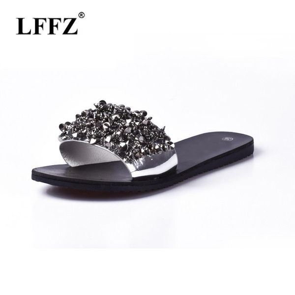 women sandals flips flops 2021 summer style shoes woman wedges fashion rivet crystal platform female slides ladies, Black
women sandals flips flops 2021 summer style shoes woman wedges fashion rivet crystal platform female slides ladies, Black
