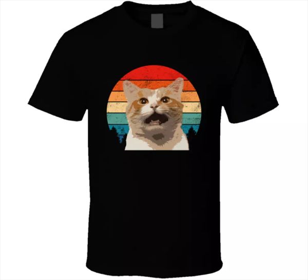 surprise cat tee super meow funny american flag classic men's t shirt new, White;black
surprise cat tee super meow funny american flag classic men's t shirt new, White;black