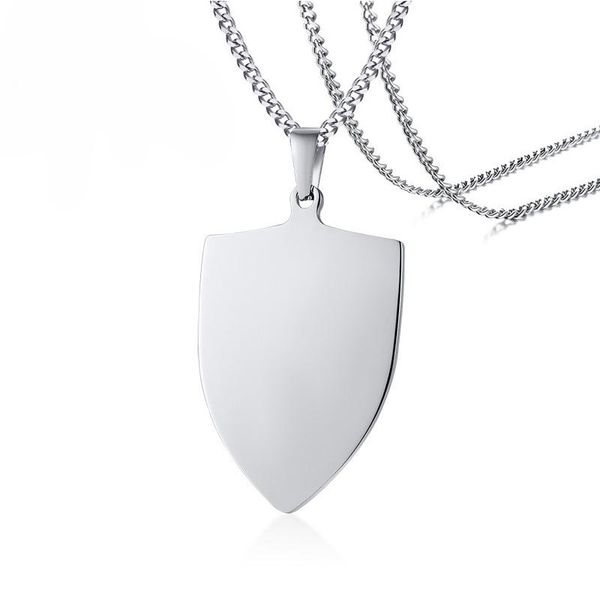 pendant necklaces shield mens stainless steel chain necklace big pendants simple gifts for male accessories fashion jewelry on the neck, Silver
pendant necklaces shield mens stainless steel chain necklace big pendants simple gifts for male accessories fashion jewelry on the neck, Silver