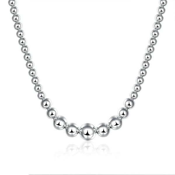 beads necklace 18 inch simple spherical foreign trade 925 silver chain chains
beads necklace 18 inch simple spherical foreign trade 925 silver chain chains