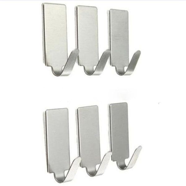 hooks & rails home creativity 12pcs self adhesive kitchen wall door stainless steel holder hook hanger cosas de cocina 2021 #nd 
hooks & rails home creativity 12pcs self adhesive kitchen wall door stainless steel holder hook hanger cosas de cocina 2021 #nd