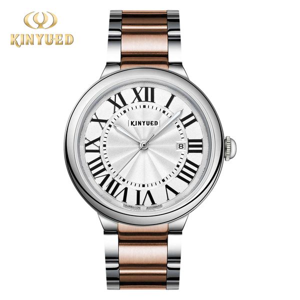 kinyued new mechanical wristwatch luxury brand business automatic watch male calendar full steel men's sports watches drophsip, Slivery;brown
kinyued new mechanical wristwatch luxury brand business automatic watch male calendar full steel men's sports watches drophsip, Slivery;brown