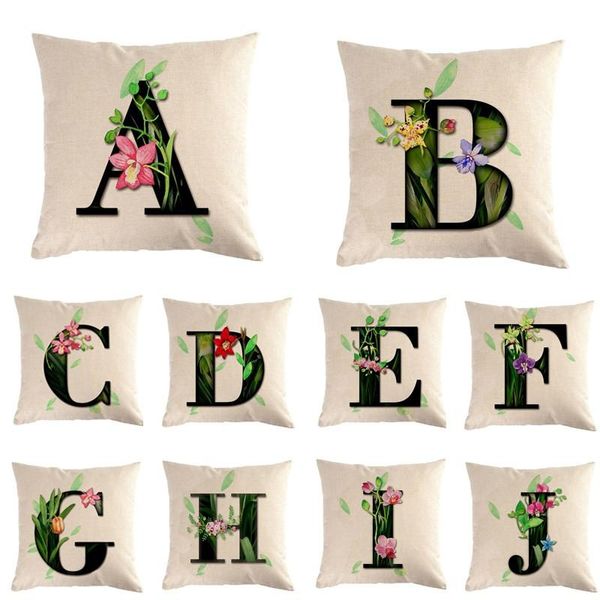 cushion/decorative pillow 1pcs flower letter 45*45cm cotton linen throw cushion cover car home decoration sofa decor decorative pillowcase
cushion/decorative pillow 1pcs flower letter 45*45cm cotton linen throw cushion cover car home decoration sofa decor decorative pillowcase