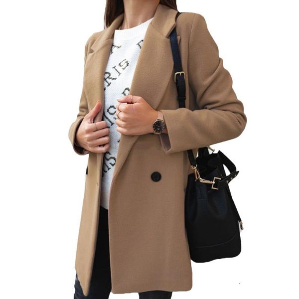 women's suits & blazers spring women blazer jacket double breasted notched work suit elegant long sleeve solid color mid length slim ou, White;black
women's suits & blazers spring women blazer jacket double breasted notched work suit elegant long sleeve solid color mid length slim ou, White;black