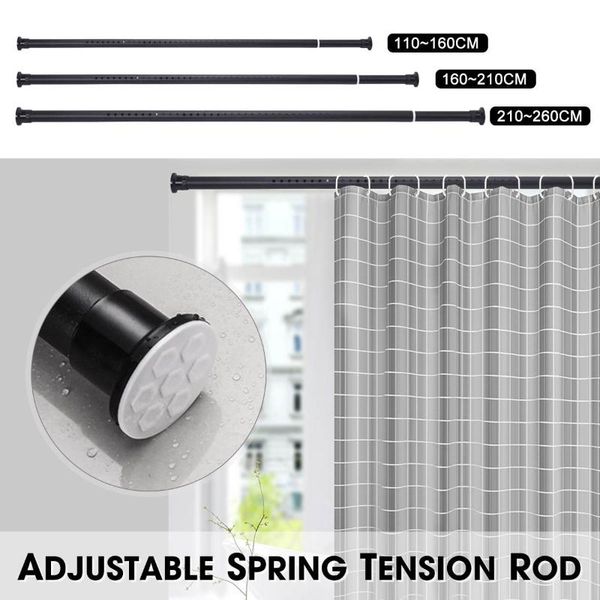 shower curtains 260cm adjustable bathroom curtain rods voile extendable tension pole rod bedroom kitchen hanger accessories
shower curtains 260cm adjustable bathroom curtain rods voile extendable tension pole rod bedroom kitchen hanger accessories