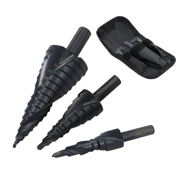 professional drill bits hss 4241 power tool set step bit high speed steel titanium plated spiral groove hole cutter
professional drill bits hss 4241 power tool set step bit high speed steel titanium plated spiral groove hole cutter
