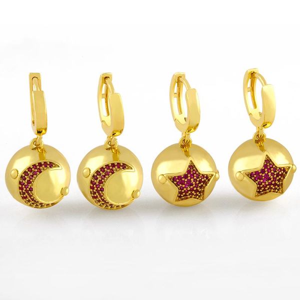 dangle & chandelier flola star and moon earrings for women cz micro pave ball drop charms cute huggie wholesale jewelry gifts ersw31, Silver
dangle & chandelier flola star and moon earrings for women cz micro pave ball drop charms cute huggie wholesale jewelry gifts ersw31, Silver