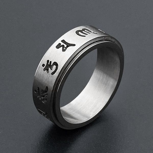 wedding rings simple double layers stainless steel spinner for women accessories gifts fashion jewelry buddhist scriptures finger, Slivery;golden
wedding rings simple double layers stainless steel spinner for women accessories gifts fashion jewelry buddhist scriptures finger, Slivery;golden