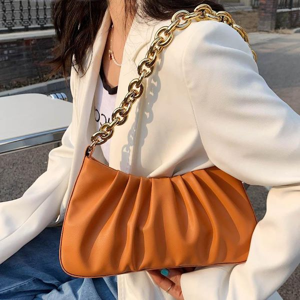 leather women's shoulder bags 2021 brand gold thick chain purse and handbags for women clutch ladies hobos bag
leather women's shoulder bags 2021 brand gold thick chain purse and handbags for women clutch ladies hobos bag
