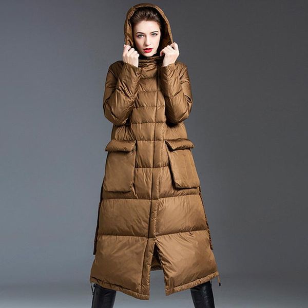 arrival winter women down jacket fashion style hood long clothes coat women's & parkas, Black
arrival winter women down jacket fashion style hood long clothes coat women's & parkas, Black