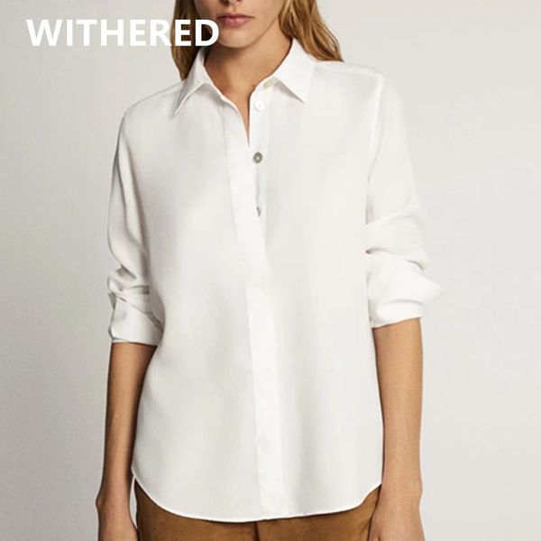 withered england style office lady solid lyocell loose blouse women blusas mujer de moda 2021simple shirt womens and women's blouses &, White
withered england style office lady solid lyocell loose blouse women blusas mujer de moda 2021simple shirt womens and women's blouses &, White