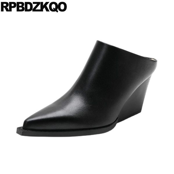 dress shoes mules pointed work heels slip on designer women luxury 2021 wedge sandals pumps slippers slides closed toe, Black
dress shoes mules pointed work heels slip on designer women luxury 2021 wedge sandals pumps slippers slides closed toe, Black