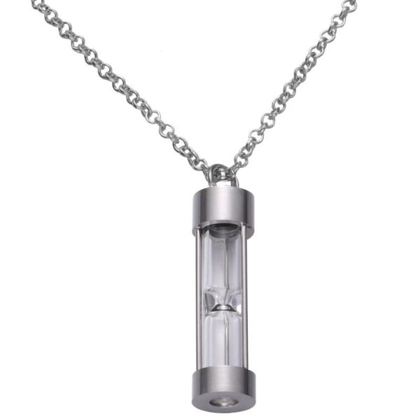 stainless steel sand glass design necklace memorial cremation ashes urn perfume bottle pendant for family friends (with necklaces, Silver
stainless steel sand glass design necklace memorial cremation ashes urn perfume bottle pendant for family friends (with necklaces, Silver