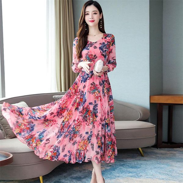 casual dresses women 2021 spring autumn long maxi dress female slim floral print chiffon v-neck pleated party vestidos y126, Black;gray
casual dresses women 2021 spring autumn long maxi dress female slim floral print chiffon v-neck pleated party vestidos y126, Black;gray