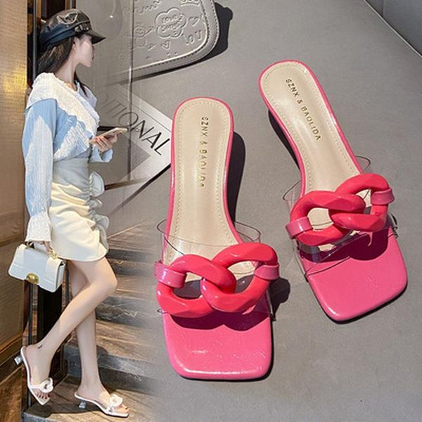 sandals metal buckle outer wear fashion and slippers women 2021 summer all-match temperament roman high-heeled, Black
sandals metal buckle outer wear fashion and slippers women 2021 summer all-match temperament roman high-heeled, Black